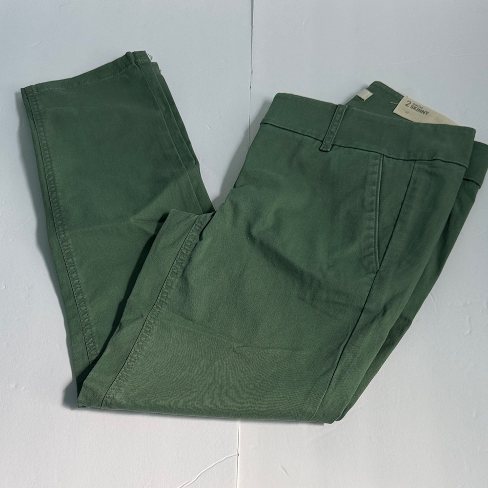 LOFT Womens Olive Skinny Pants